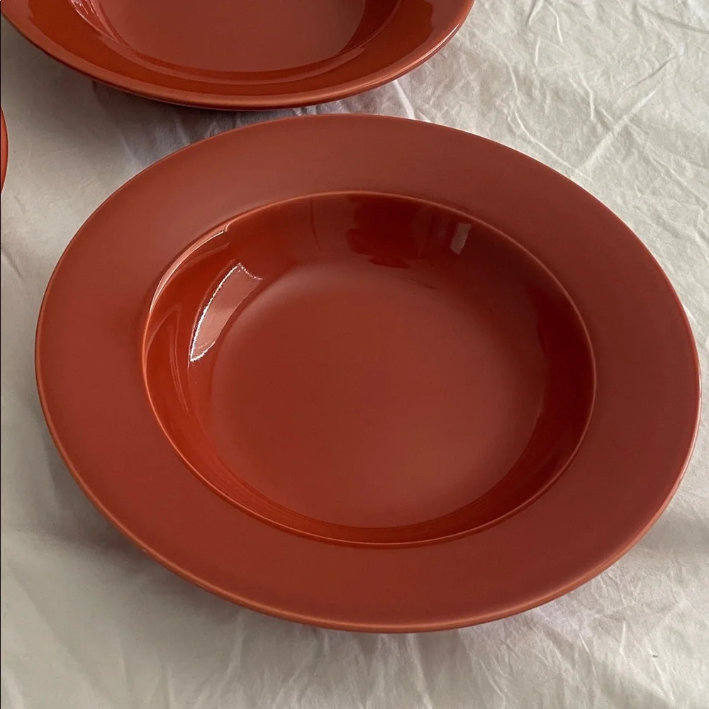 Williams Sonoma Terracotta Dinnerware Set pasta soup bowls